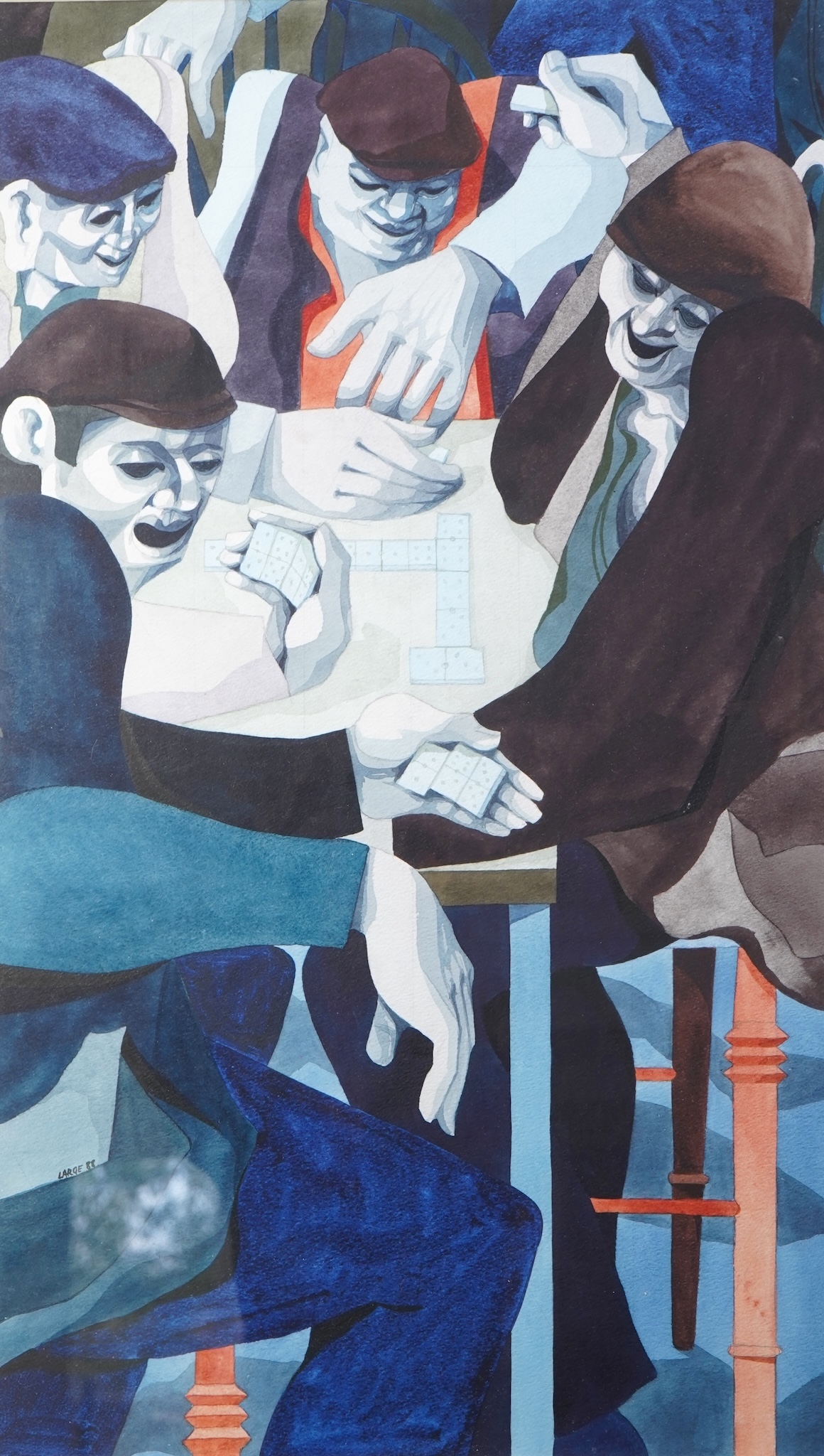 George Large, b. 1936, 'Fives & Threes'